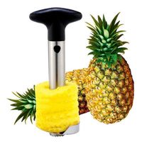Acciaio inossidabile Pineapple Peeler Cutter Slicer Corer Peel Core Tools Frutta Coltello Ortaggio Gadget Gadget Spiralizer YHM222