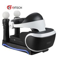 SYYTECH-Zubehör-Bündel-Bündel Hohe Qualitäts-Ladestativ-Dock-Ladegerät für PS4-VR-Spiel-Zubehör