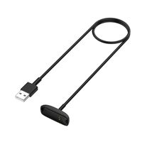 Para Fiitbit Inspire 2 cargador USB cable de carga 1M los 3FT 30CM Negro inteligentes venda de la pulsera del reloj Accessorires