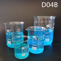 Lab Supplies All Sizes 1Set Borosilicate Glass Beaker High T...