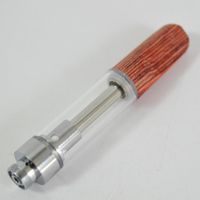 Wood Tips Wax Vaporizer Pen Cart .5 мл 1мл. Керамический картриджный картридж из керамической катушки для прозрачной пластиковой трубки