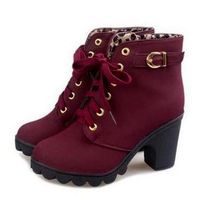 Autumn Winter Woman Boot Shoes Ladies Thick Fur Ankle High Heel Platform Rubber Snow 220121