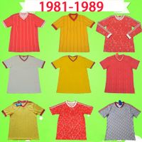 Liverpool 1980-1989 ريترو لكرة القدم جيرسي خمر dalglish mcmanaman 80-99 قمصان كرة القدم الكلاسيكية راش فاولر راش بارنز camiseta de futbol