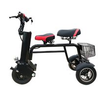 Nouvelle moto électrique scooter à trois roues électriques-scooters 500W 60V 3 roues électriques scooters avec 2 sièges pour adulte
