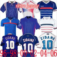 2006 retro frick jersey zidane henry trezeguet vieira riberta 06 vintage 1998 retrô camisas de futebol maillot de pé