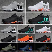 2022 KPU Mercurial Plus TN Shoes Mens TN SE Preto Branco Laranja Running Homens Trainers Sports Sneakers Tamanho 40-46