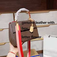 Pinksugao Diseñador de bolsas de mano bolsa de asas de bolsas de ventas caliente bolso de hombro bolso de cuero genuino con caja M42738