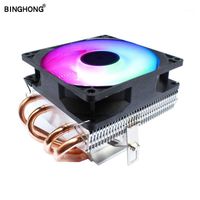 Binghong 4 Värmepipor RGB CPU Cooler Heat Sink Kylning för 775 1150 1151 1155 1156 1366 1356 AMD AM2 AM2 AM2 + AM3 + FM2 Support1