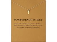 Choker Halsketten mit Kartengold Silber Key Anhänger Halskette Für Mode Frauen Schmuck Vertrauen ist der Schlüssel