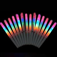 2020 LED Coton Candy Glow Glow Sticks Light Up Flashing Cone Fairy Stick Stick Lampe Home Party Décoration
