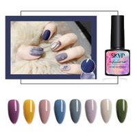 Nagelgel 8ml Reine Farbserie Polnisch Tränken Semi Permanent Nude UV Art Manicure Primer Lack