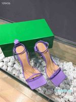 fashion-Luxury Designer Stud Sandals Genuine Leather Slingback Pumps Ladies Sexy High Heels Rivets Shoe Party Heel
