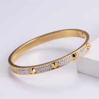 Women's rivet Diamond nail bracelet no box