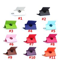 Universal 360 Degree Rotation PU Leather Stand Tablet Cover Case for 7 8 9 10 Inch Protective Cases 11 Colors Provide a28