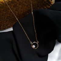 Pearl Necklace Temperament and Beautiful Circle Necklace Sim...