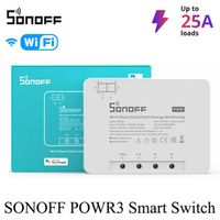 SONOFF POW R3 25A Power Metering WiFi Smart Switch Overload Protection Energy Saving Track on eWeLink Voice Control via Alexa288k