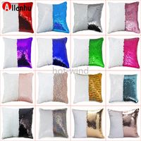 NEW! DHL 12 colors Sequins Mermaid Pillow Case Cushion New s...