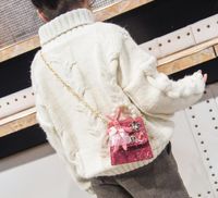 키즈 미니 핸드백 어린이 가방 패션 체인 한 어깨 대각선 가방 귀여운 만화 공주 아기 소녀 핸드백