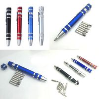 Magnetic 8 in 1 Screw Driver Pen Style Multi- Tool Precision ...