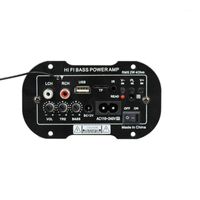 Power Digital USB Bluetooth Auto Hi-Fi Mini Bass Audio Remote Control TF Car Radio Subwoofer Stereo 2 Din1