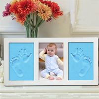 Baby Hand Print Footprint Imprint Kit Handprint Baby Mud And baby  footprints Souvenirs Baby Hand And Foot Mold Hundred Days Gift