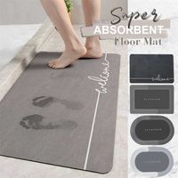 Super Absorbent Bath Rug Quick Drying room Mat Napa Skin Tub Side Area Non-slip Floor s Oil-proof Kitchen 220117