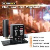 2pcs/lote mini CO2 Jet DMX Control CO2 CO2 Máquina de humo CO2 Jet Cannon para DJ Concert Bar Eftent Stage