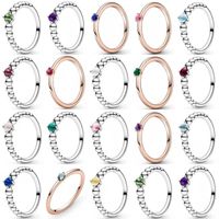 925 Sterling Silver Ring Pop Lucky Anéis Mulheres Moda Casamento Festa de Noivado Jóias