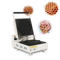 Kommerzielle Wabenform Waffel Maschine Blase Egg Cake Ofen Elektrische Waffelmacher Maschine Elektrische Snack-Ausrüstung