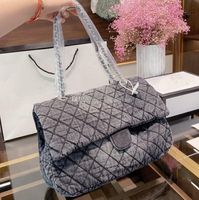 Borse da donna borse di grandi dimensioni pacchetto di grandi capacità sacchetti di tela di modo lattice di alta qualità donne catena borsa a tracolla