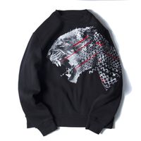 New Fashion Mens Hoodies Fashion Mens High Quality Sport Hoodies Men Women Stylist Leopard head Print Sweatshirt