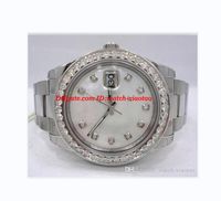 Luxusuhren Top Quality Brand New II Diamonds BEZEL MOP WILD S / S 116300 Automatische Herrenuhr Uhren