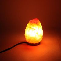 Premium-Qualität Himalayan Ionic Crystal Salz Rock Lampe mit Dimmer Kabelschnur Switch UK Sockel 1-2kg Nachtlichter