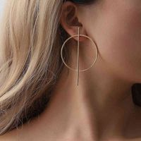 Large exaggerated women's round alloy earrings, jewelry, Halloween gifts, wholesale, 2021
