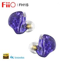 Headsets FIIO FH1S Hi-res 1BA + 1DD (Knowles 33518,13.6mm dinâmico) no fone de ouvido IEM com 2pin / 0.78mm cabo destacável para música1