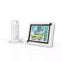Indoor Outdoor colorful LCD Screen Wireless Forecast Sensor Backlight hummidity Thermometer Hygrometer Wireless weather station 2 styles