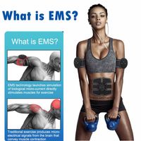 مشجعا العضلات EMS المعاجين البطن التحفيز اللاسلكية قطار تخفيض الدهون والعتاد التنين الجمال اللياقة البدنية معدات للمنزل المستخدم استخدام