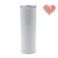 Water Cups 20oz Sublimation Straight Tumbler Blank Stainless...