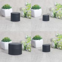 3g 5g 10g 15g 30g 50g 80g Frosted Black Cream pot cosmetic c...