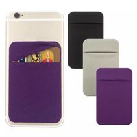 Elastic Lycra Mobile Phone Case Carteiras ID Credit Card Titular Bolso 3M adesivo adesivo bolsa para iphone 11 pro x xs max xr tudo smartphone