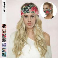 Party Mask Hair Bands Elastic Sport Headband Multi-function Headwear Scarf For Fitness Sweat Absorbing Turban Multi Colors Wholesa252P