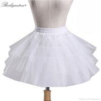 2021 In Stock Wedding Accessories Kids Petticoat Ball Gown Underskirt For Children Flower Girl Dresses Crinoline Q141
