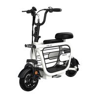 Nouvelle électrique e-scooter 2 roues scooters électriques 11 pouces 400W 48V scooter électrique pliable portable pour filles / femmes