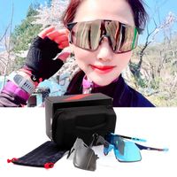 Outdoor Eyewear UV400 Mountain Road Bicycle Glasses Goggles Sport Goggles ciclismo 100 Bike Running Ventole Occhiali da sole