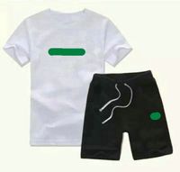 Hot Merk Logo Designer Kinderkleding Sets Zomer Baby Kleding Print Voor Jongens Outfits Toddler Fashion T-shirt Shorts Children Past