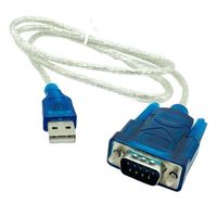 Hight Quality 70cm USB to RS232 Serial Port 9 Pin Cable Serial COM Adapter Convertor238T