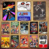 Classic game, video game poster, game metal plate, tin, children&#039;s room, interior decoration, retro game board yi-099