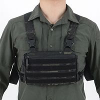 1000D Outdoor Tactical Vest Military Bag CS Wargame Chest Rig Airsoft Magazine Holster Molle System Men Nylon Backpack EDC X623D 220114