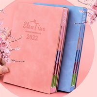 2022 A5 Schedule Daily Planner Self-discipline Time Management Efficiency Manual Candy Colors Pretty Notebooks for Students 220224