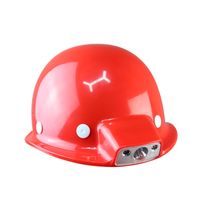سلامة مدمجة ABS Miner Helmet Head Lamp LED كشافات مع وظيفة الاستشعار